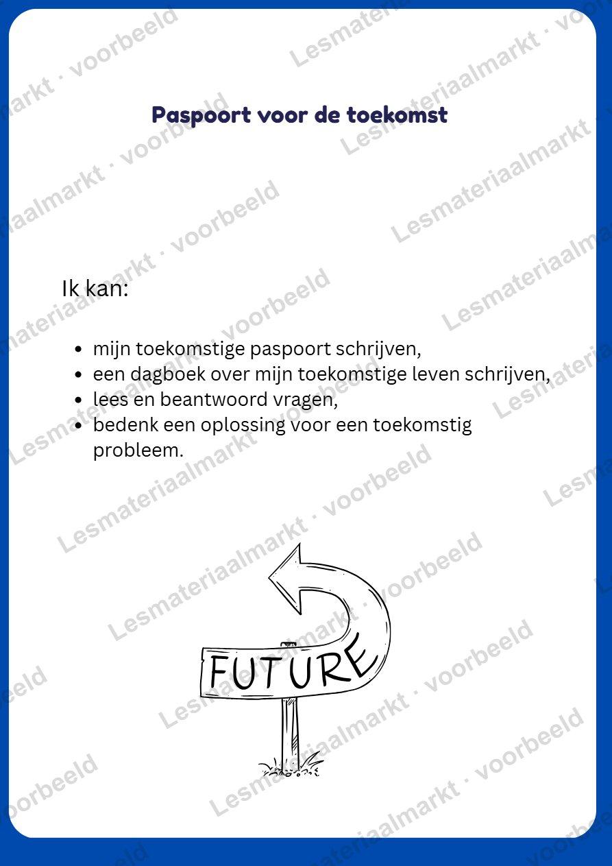 Preview van groep 6- project -  Passport Naar De Toekomst