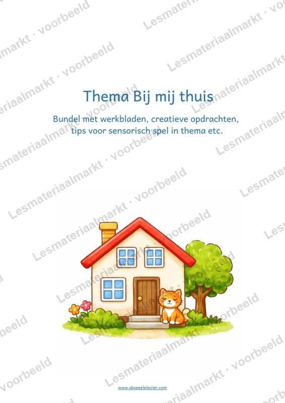 Preview 1 van Themabundel Bij mij thuis 26 blz.
