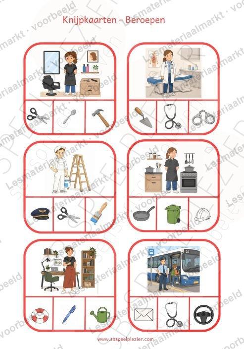 Preview 1 van Knijpkaarten   Beroepen