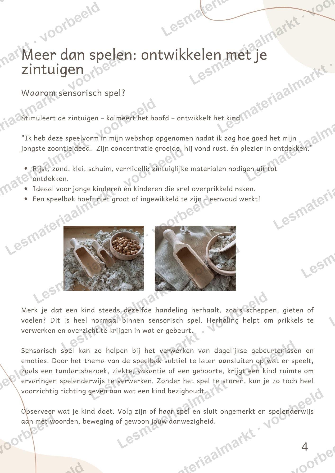 Preview 1 van E Book Spelen Met Zintuigen