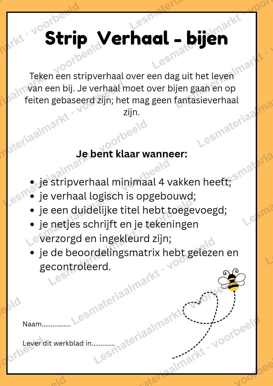 Preview 1 van Strip Verhaal - Bijen