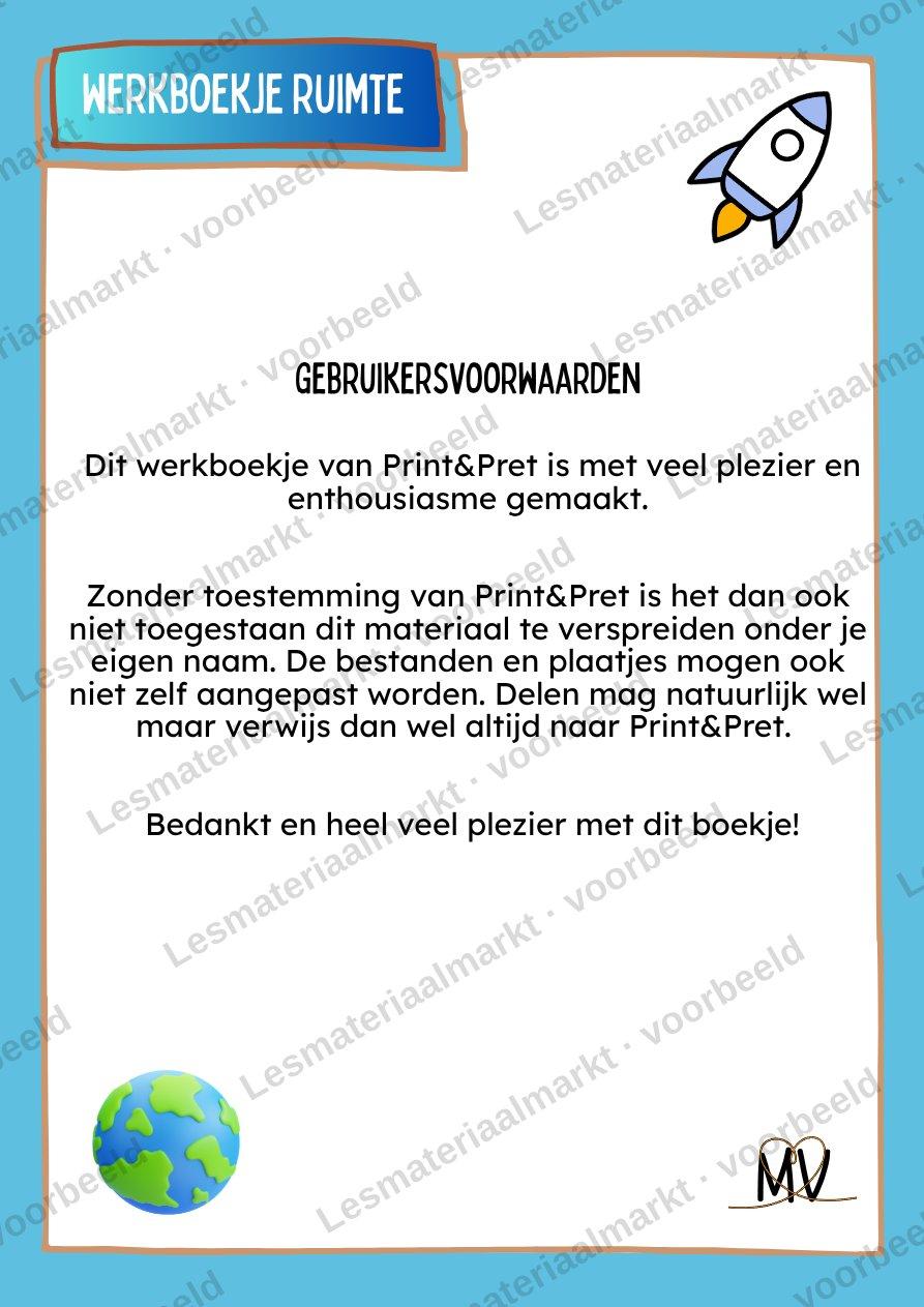 Preview van Werkboekje Ruimte