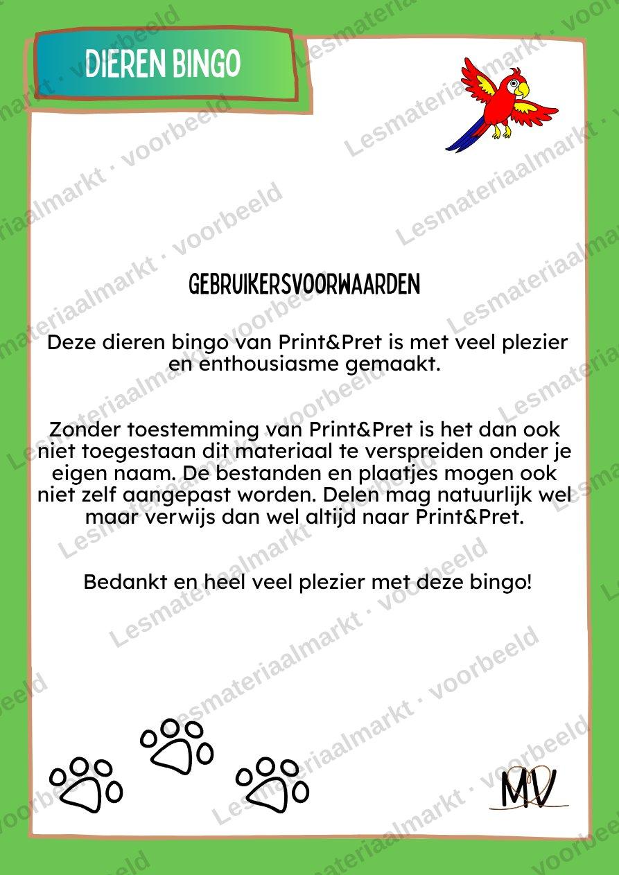 Preview van Bingo Dieren
