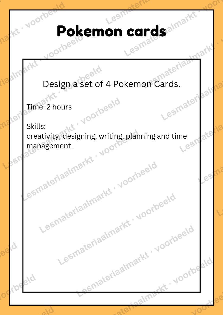 Preview van Design your own Pokemon cards