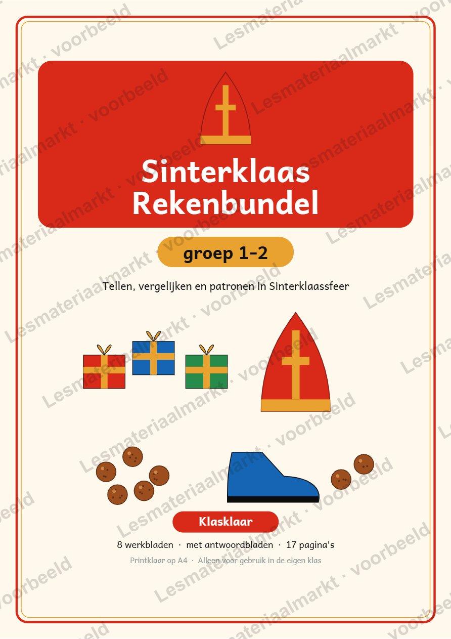 Preview van Sinterklaas Rekenbundel Groep 1 2