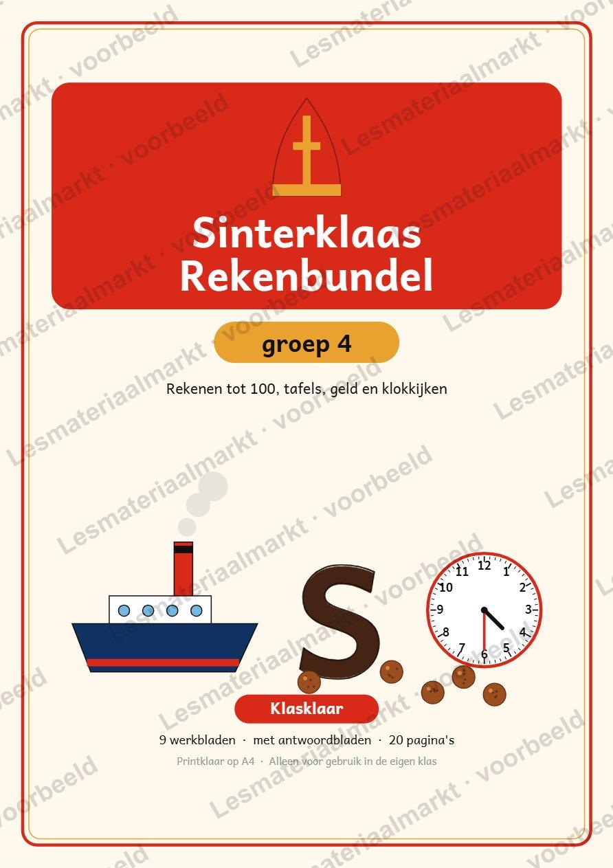 Preview van Sinterklaas Rekenbundel Groep 4 1