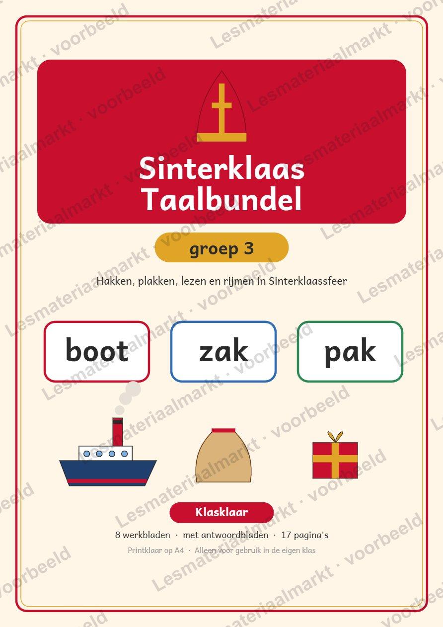 Preview van Sinterklaas Taalbundel Groep 3