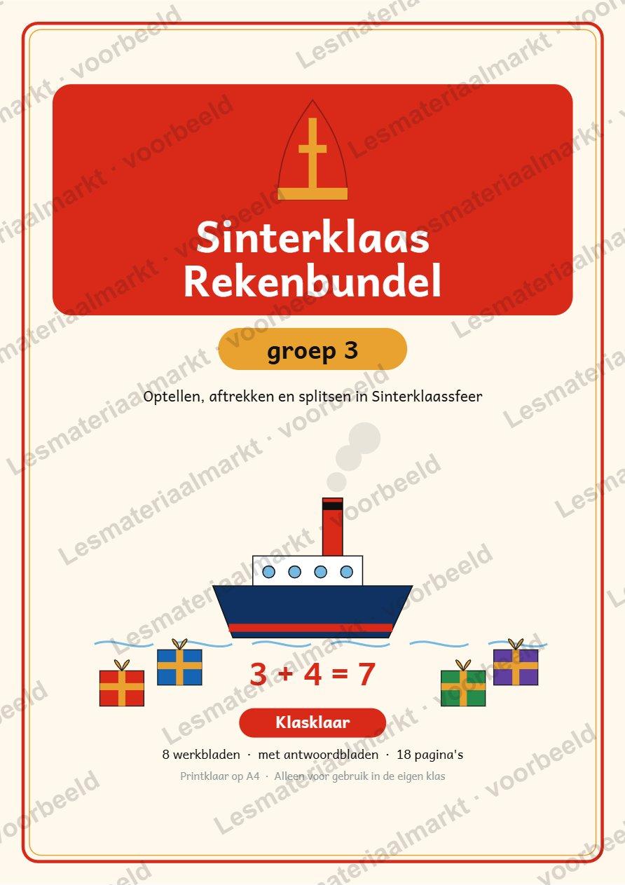Preview van Sinterklaas Rekenbundel Groep 3