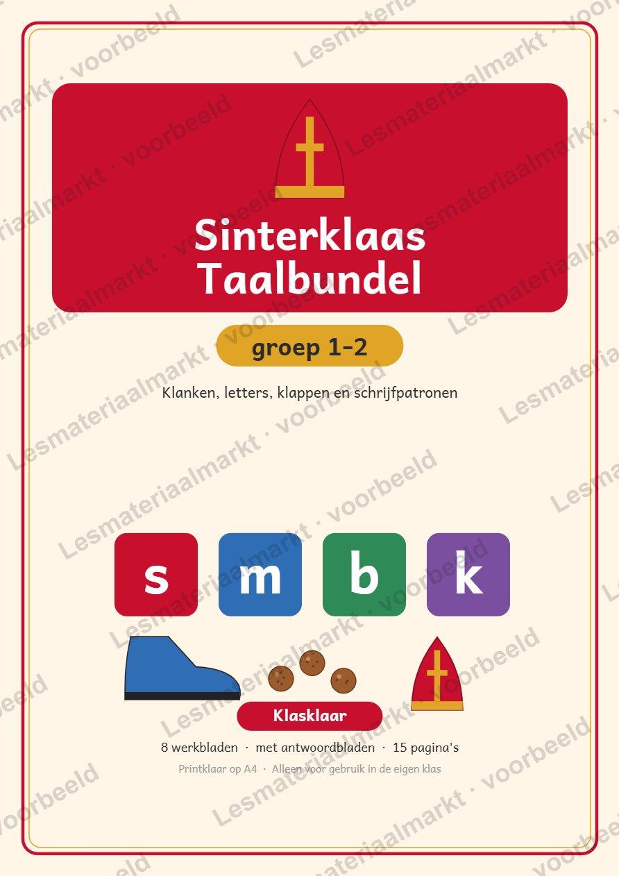 Preview van Sinterklaas Taalbundel Groep 1 2