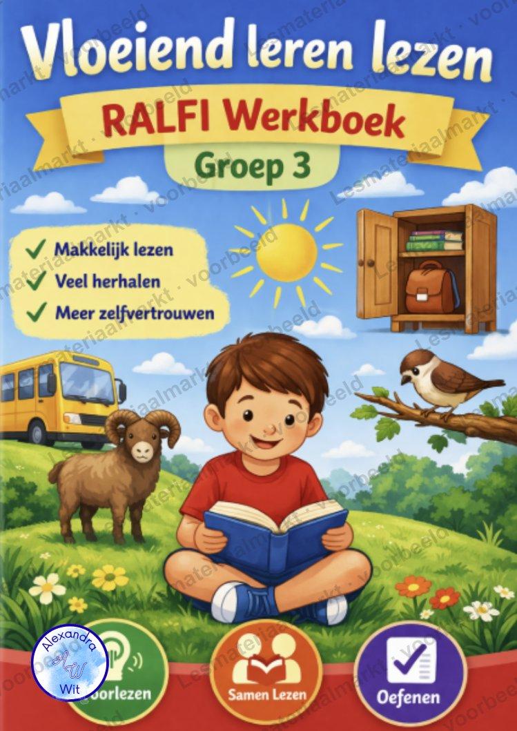 Preview 1 van Vloeiend Leren Lezen - RALFI Werkboek (Groep 3)