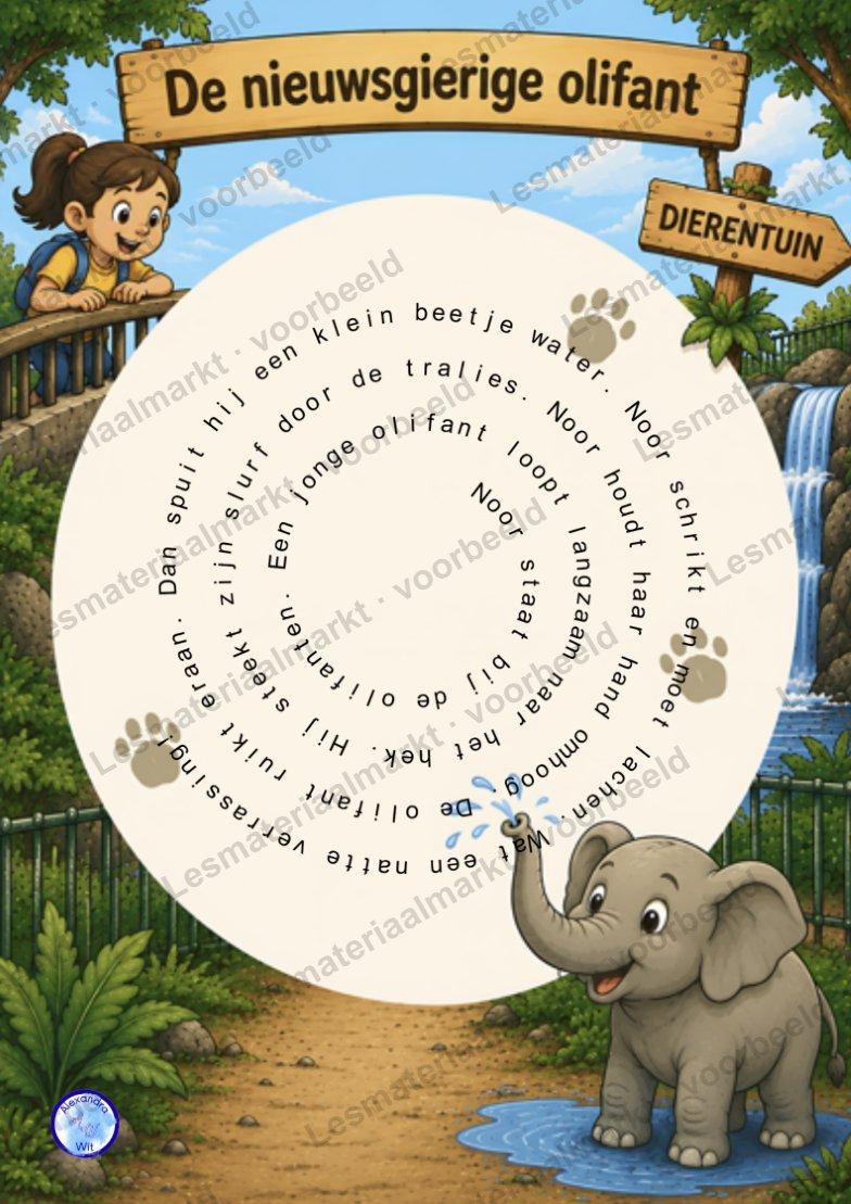 Preview van Begrijpend Lezen - Avonturen In De Dierentuin (Groep 4)
