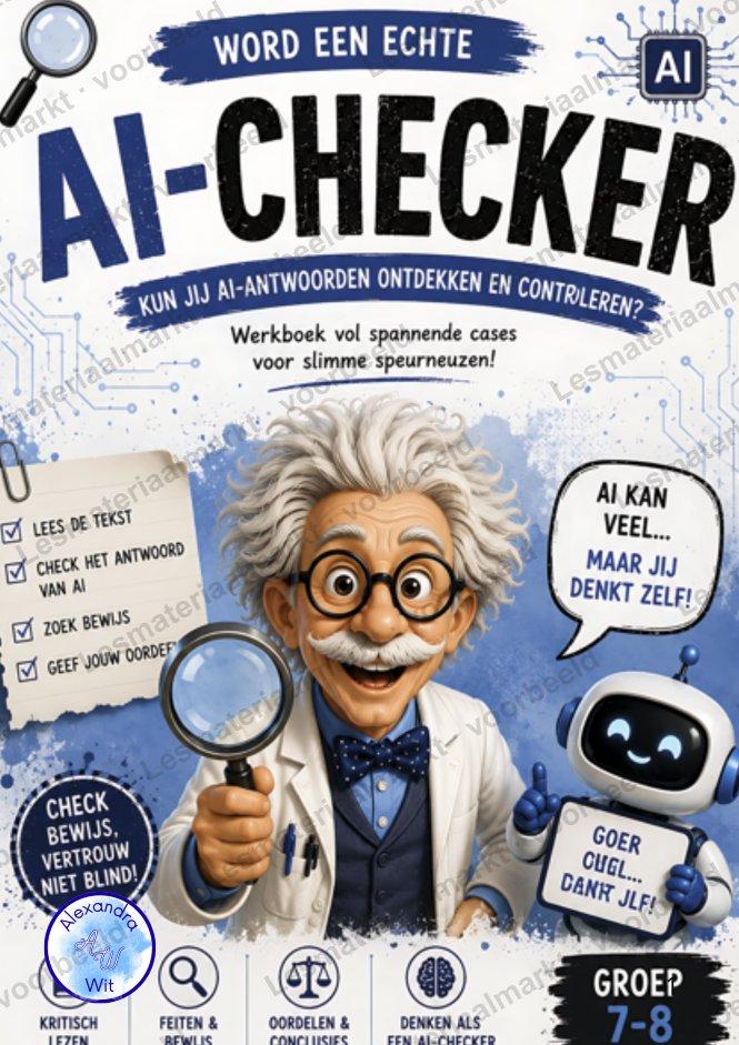 Preview van Begrijpend Lezen - AI Checker (Groep 7-8)