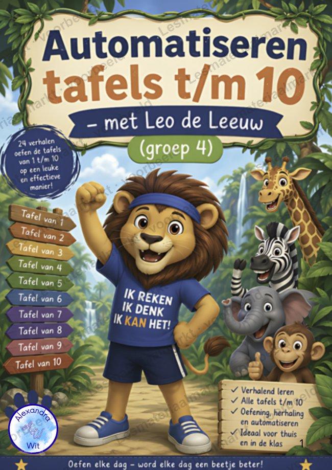 Preview van Automatiseren met Leo de Leeuw - Tafels tm 10 (Groep 4)