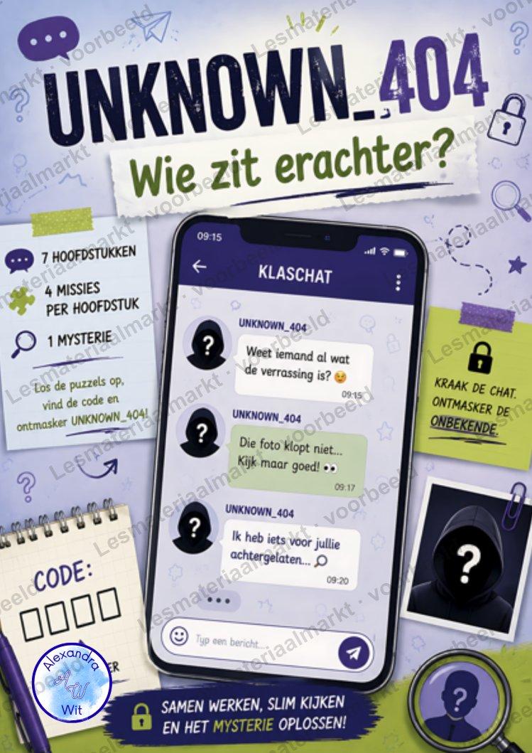 Preview 1 van UNKNOWN_404 - Wie zit erachter? (Groep 7-8)