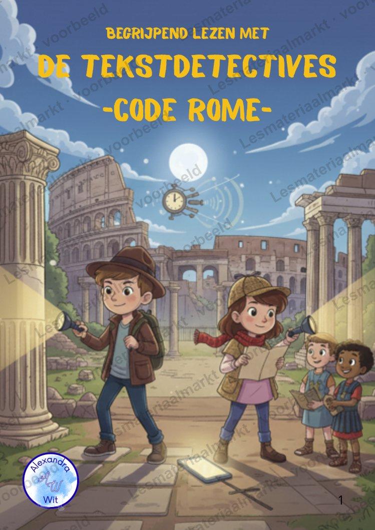 Preview 1 van Tekstdetectives  - Code Rome (groep 4-5)