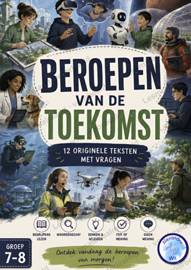 Preview van Begrijpend Lezen - Beroepen Van De Toekomst (Groep 7 8)