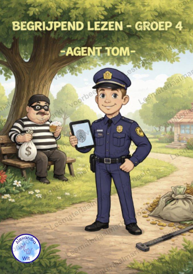 Preview 1 van Begrijpend Lezen - Agent Tom (Groep 4)