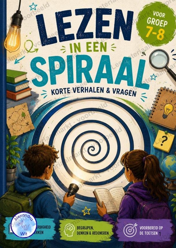 Preview 1 van Begrijpend Lezen - Lezen In Een Spiraal (Groep 7 -8)