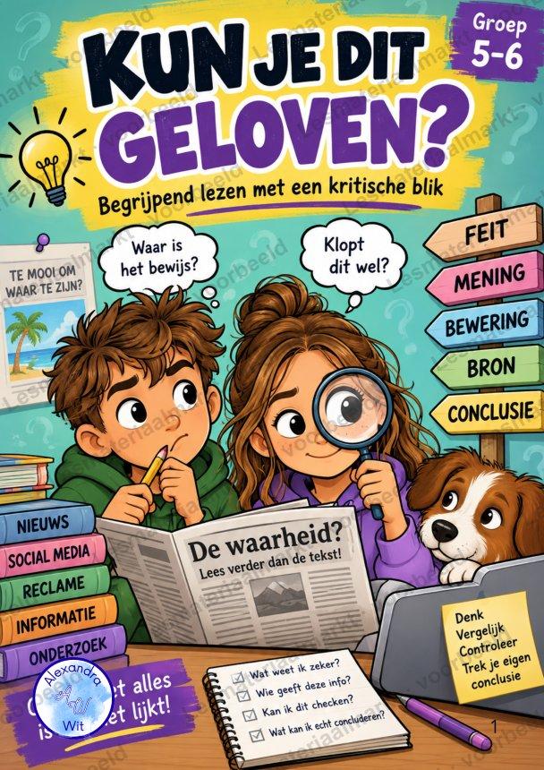 Preview van Begrijpend Lezen - Kun Je Dit Geloven (Groep 5-6)