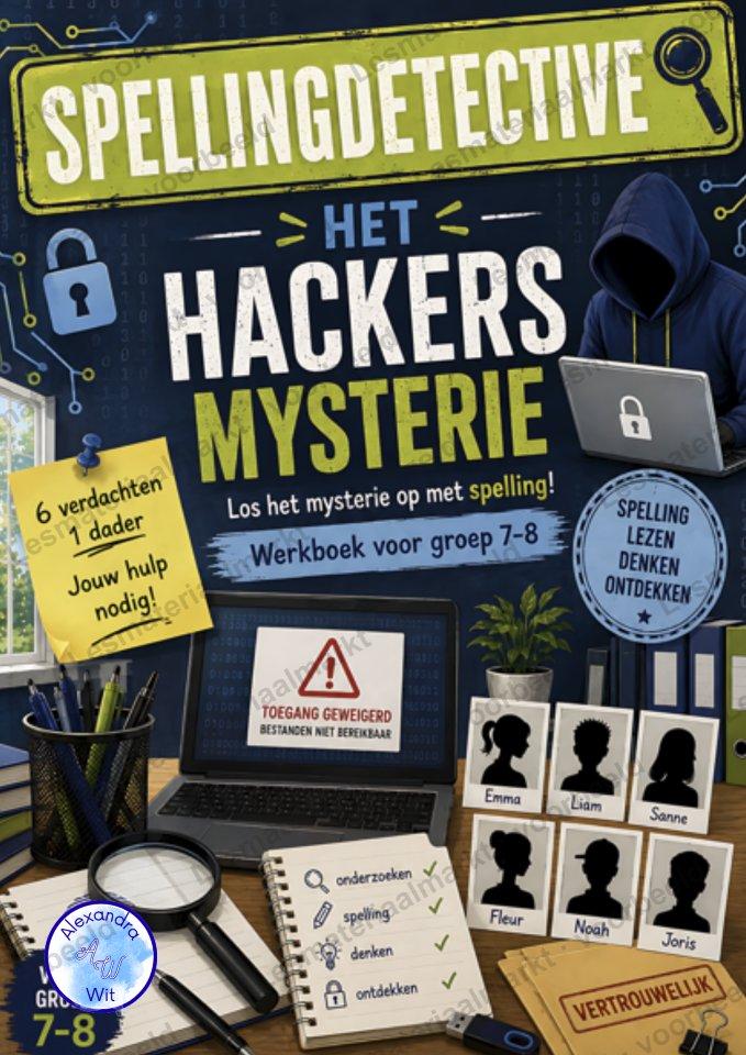 Preview 1 van Spellingdetective: Het Hacker Mysterie (Groep 7-8)