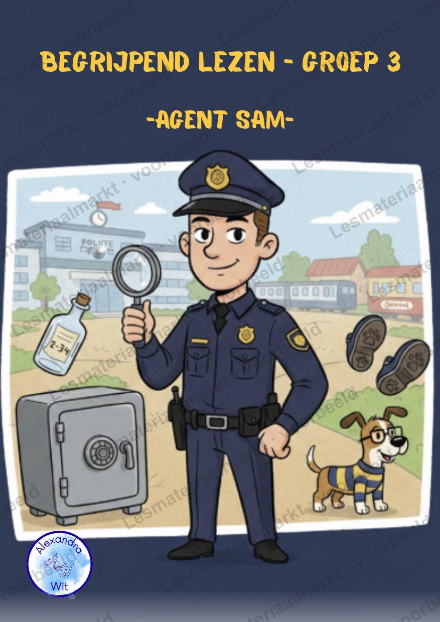 Preview van Begrijpend Lezen - Agent Sam (Groep 3)