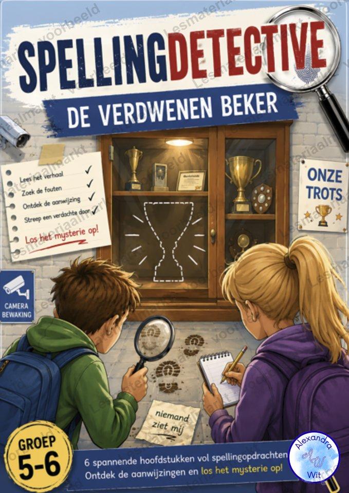 Preview 1 van Spellingsdetective: De Verdwenen Beker (Groep 5-6)