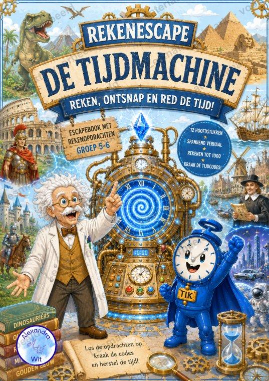 Preview van RekenEscape - Tijdmachine (Groep 5-6)