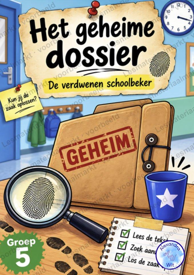 Preview 1 van Begrijpend lezen - Verdwenen Schoolbeker (Groep 5)