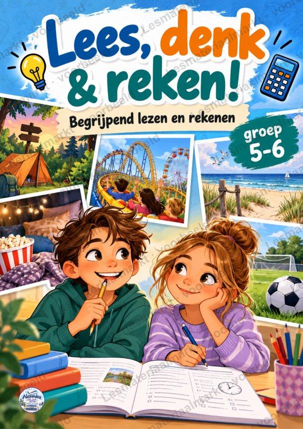 Preview 1 van Begrijpend Lezen & Rekenen - Lees, Denk & Reken (Groep 5 - 6)