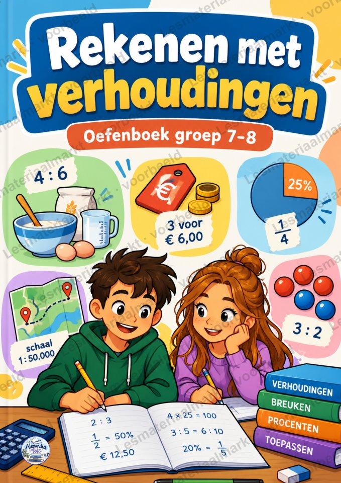 Preview 1 van Rekenen Met Verhoudingen (Groep 7 - 8)
